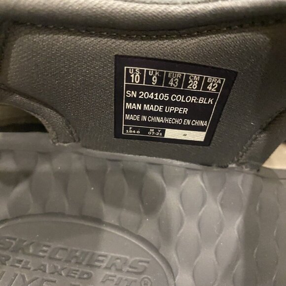 Skechers Sandals Tresman Garo Relaxed Fit Luxe Foam Comfort Mens Size 12 Gray - Picture 7 of 7